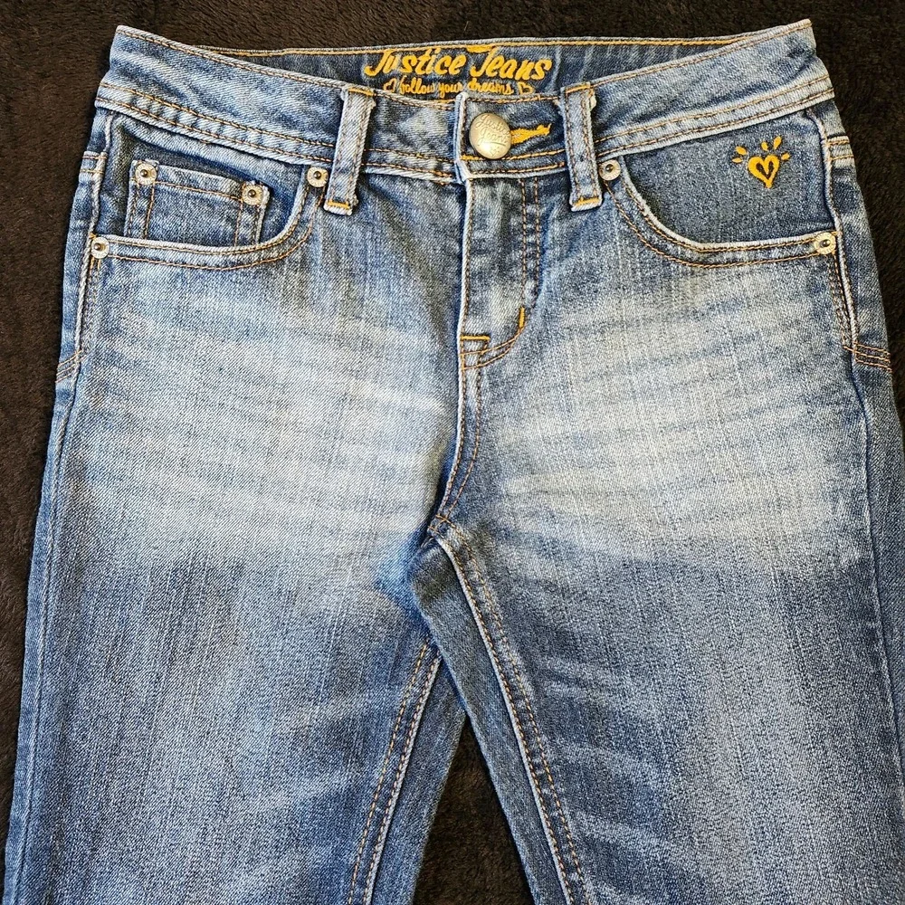 Justice Girls Blue Jeans Size 10R